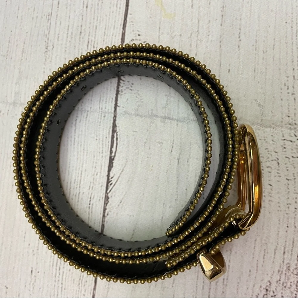 Gold 80s Elite Fresno Checkered Belt